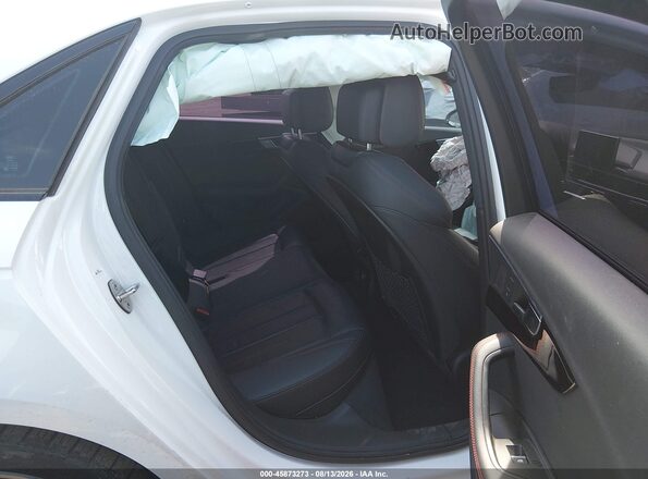 WAUENAF47JA045291 2018 AUDI A4 Белый Вид наклейки с VIN-кодом