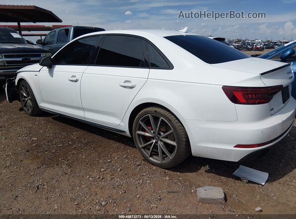 WAUENAF47JA045291 2018 AUDI A4 Белый Задняя левая четверть