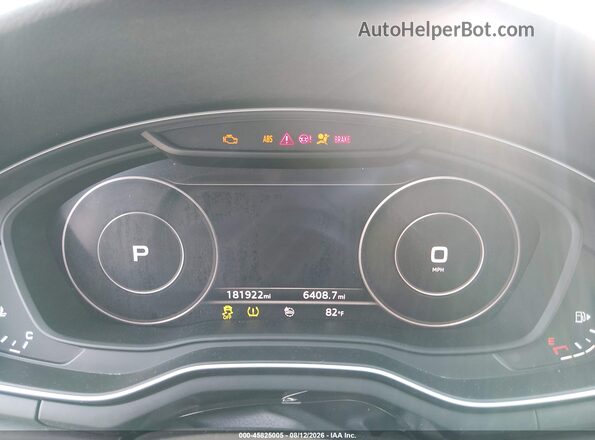 WAUENAF47JN018486 2018 AUDI A4 Gray Вид задніх сидінь