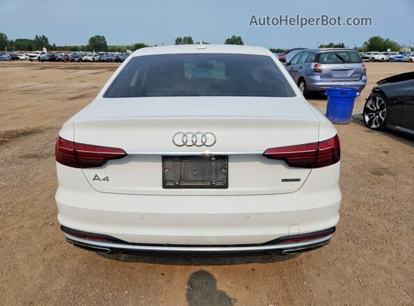 WAUENAF47LN007958 2020 AUDI A4 White Вид ззаду