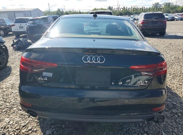 WAUENAF48HN029619 2017 AUDI A4 Black Вид ззаду