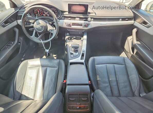 WAUENAF48HN034416 2017 AUDI A4 Charcoal Սարքավորումների վահանակի տեսք