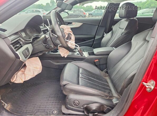 WAUENAF48HN058697 2017 AUDI A4 Red Вид салону спереду