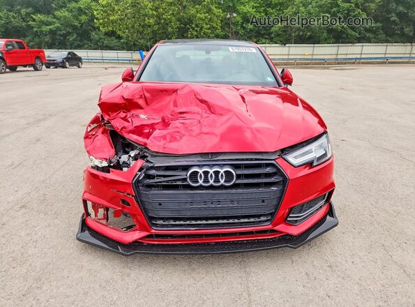 WAUENAF48HN058697 2017 AUDI A4 Red Вид спереду
