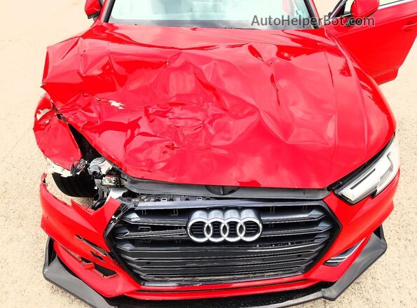 WAUENAF48HN058697 2017 AUDI A4 Red Вид задньої частини салону