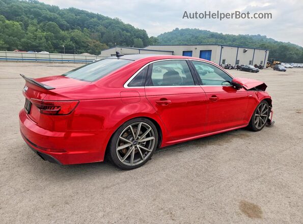 WAUENAF48HN058697 2017 AUDI A4 Red Задня права чверть