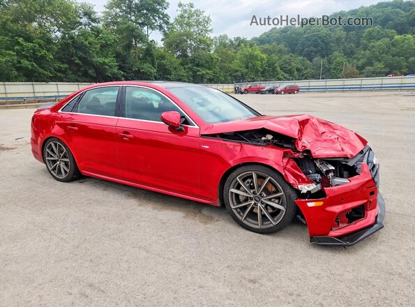 WAUENAF48HN058697 2017 AUDI A4 Red Передня права чверть
