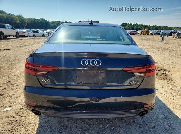 WAUENAF48JA056655 2018 AUDI A4 Black Rear view