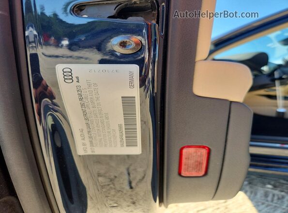 WAUENAF48JA056655 2018 AUDI A4 Black Engine compartment view