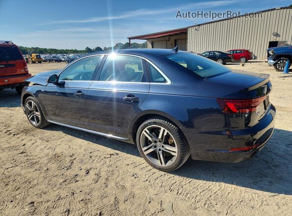 WAUENAF48JA056655 2018 AUDI A4 Black Rear left