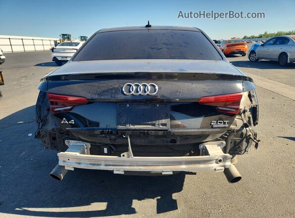 WAUENAF49HN025210 2017 AUDI A4 Black Հետևի տեսք