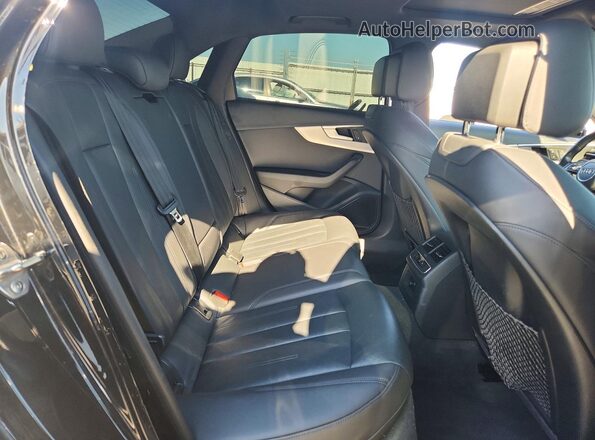 WAUENAF49HN025210 2017 AUDI A4 Black Հետևի նստատեղերի տեսք