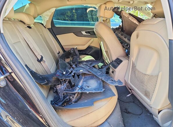 WAUENAF49JA111906 2018 AUDI A4 Black Հետևի նստատեղերի տեսք