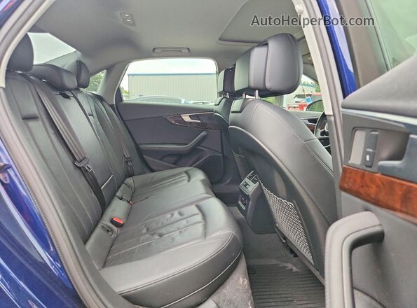 WAUENAF49KA025500 2019 AUDI A4 Blue Rear seats view