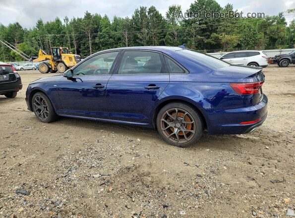 WAUENAF49KA025500 2019 AUDI A4 Blue Rear left