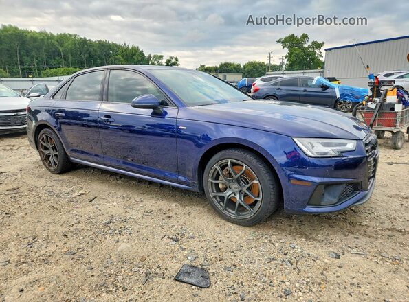 WAUENAF49KA025500 2019 AUDI A4 Blue Front right