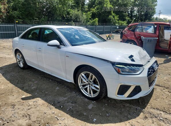 WAUENAF49LA058093 2020 AUDI A4 White წინა მარჯვენა