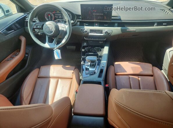WAUENAF49LA058093 2020 AUDI A4 White წინა პანელის ხედი