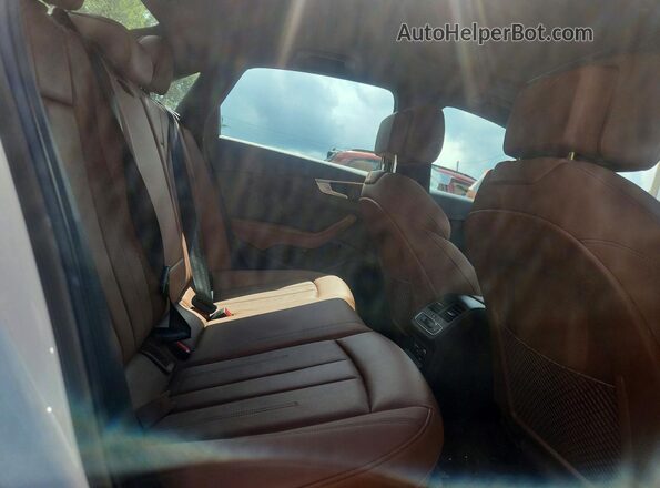 WAUENAF49LA058093 2020 AUDI A4 White უკანა სავარძლების ხედი