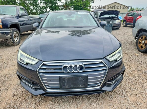 WAUENAF4XHN006598 2017 AUDI A4 Blue Front view