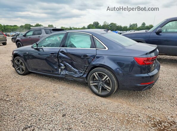 WAUENAF4XHN006598 2017 AUDI A4 Blue Rear left