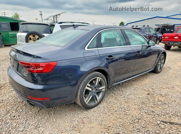 WAUENAF4XHN006598 2017 AUDI A4 Blue Rear right