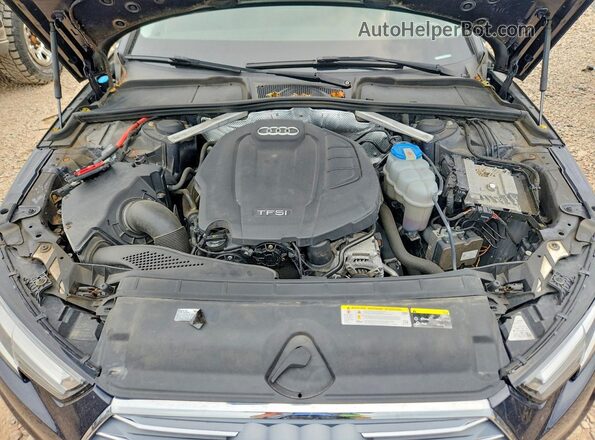 WAUENAF4XHN006598 2017 AUDI A4 Blue Rear interior view