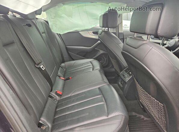 WAUENAF4XHN006598 2017 AUDI A4 Blue Rear seats view