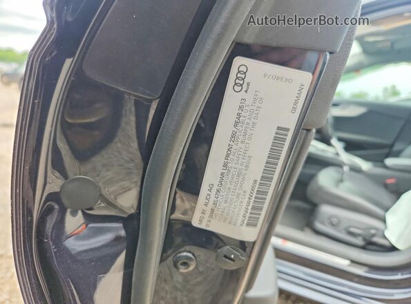 WAUENAF4XHN006598 2017 AUDI A4 Blue Engine compartment view