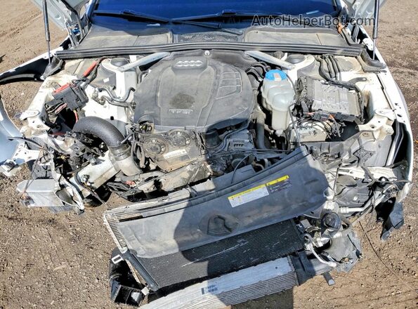 WAUENAF4XJN017753 2018 AUDI A4 Белый Вид задней части салона