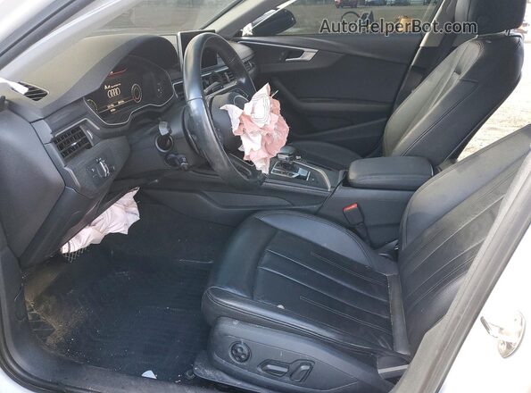 WAUENAF4XJN017753 2018 AUDI A4 Белый Вид салона спереди