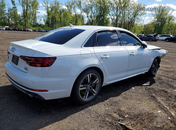 WAUENAF4XJN017753 2018 AUDI A4 Белый Задняя правая четверть