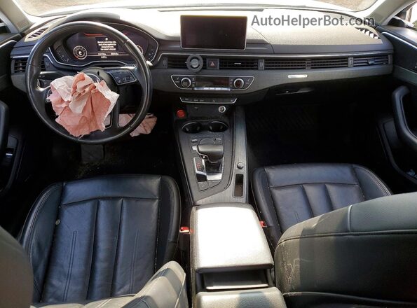 WAUENAF4XJN017753 2018 AUDI A4 Белый Вид панели приборов
