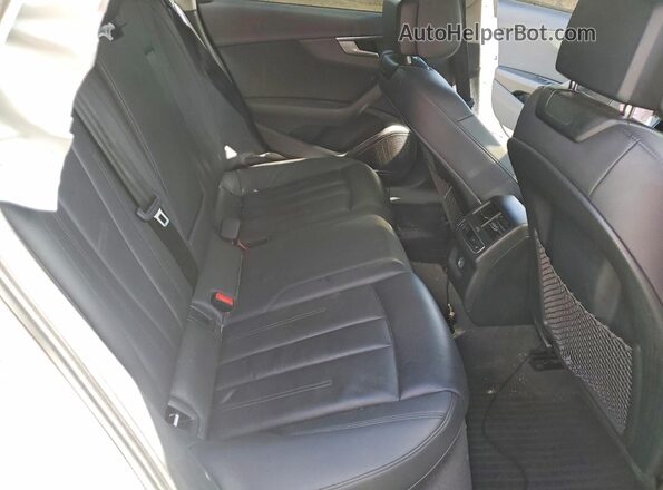 WAUENAF4XJN017753 2018 AUDI A4 Белый Вид задних сидений