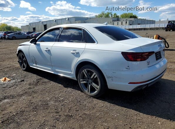 WAUENAF4XJN017753 2018 AUDI A4 Белый Задняя левая четверть