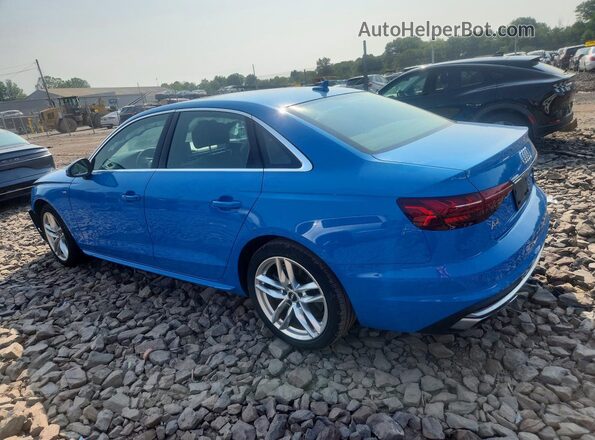 WAUENAF4XLA061469 2020 AUDI A4 Blue Задня ліва чверть