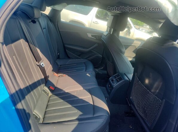 WAUENAF4XLA061469 2020 AUDI A4 Blue Вид задніх сидінь