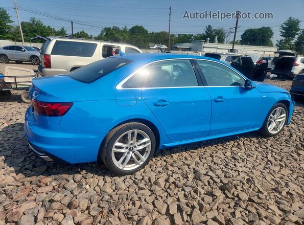 WAUENAF4XLA061469 2020 AUDI A4 Blue Задня права чверть