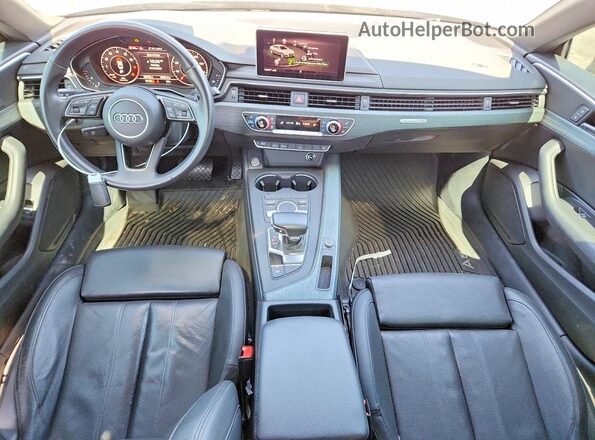 WAUENCF51JA027809 2018 AUDI A5 Gray Առջևի վահանակի տեսք