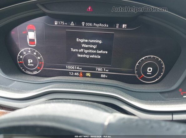 WAUENCF52JA010629 2018 AUDI A5 Серый Вид задних сидений