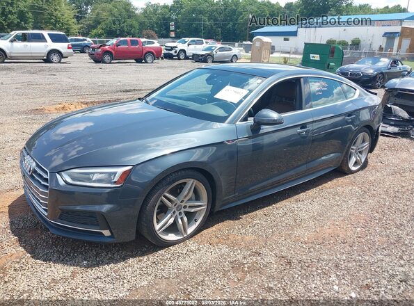 WAUENCF52JA010629 2018 AUDI A5 Серый Передняя левая четверть