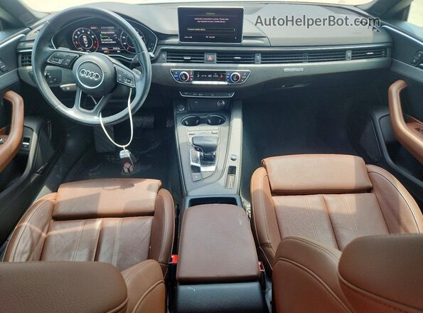 WAUENCF52JA065789 2018 AUDI A5 White Vista del salpicadero