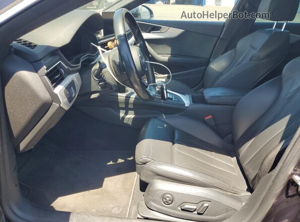 WAUENCF54JA005688 2018 AUDI A5 Синий Вид салона спереди
