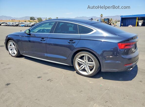 WAUENCF54JA005688 2018 AUDI A5 Синий Задняя левая четверть