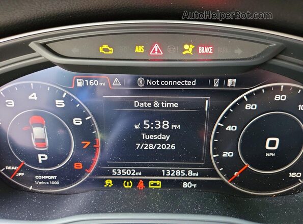 WAUENCF54JA092976 2018 AUDI A5 Черный Вид щитка приборов