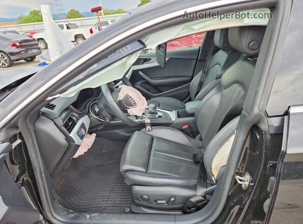 WAUENCF54JA092976 2018 AUDI A5 Черный Вид салона спереди