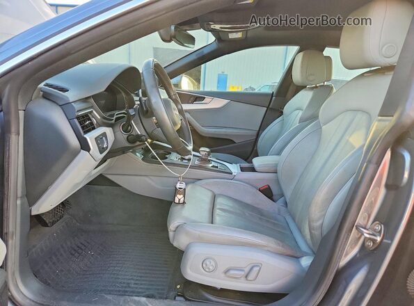 WAUENCF54KA069750 2019 AUDI A5 Gray Вид наклейки з VIN-кодом