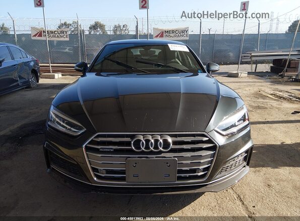 WAUENCF55JA044032 2018 AUDI A5 Gray Widok wnętrza z tyłu