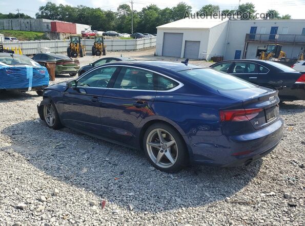 WAUENCF55KA031556 2019 AUDI A5 Blue Trasero izquierdo