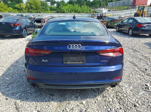 WAUENCF55KA031556 2019 AUDI A5 Blue Vista trasera
